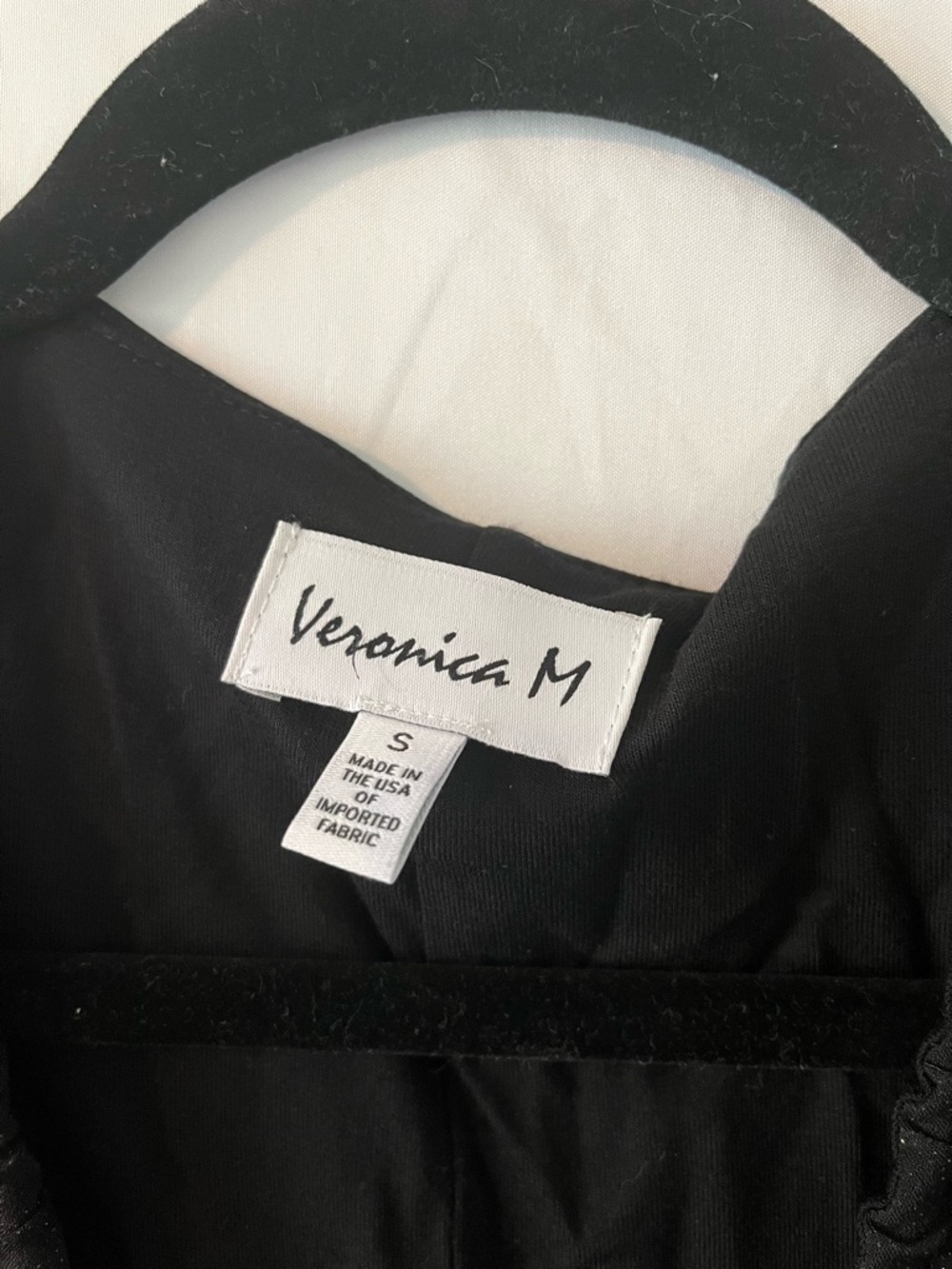 Veronica M Black Sparkle Ruched Maxi Dress - Picture 2 of 4